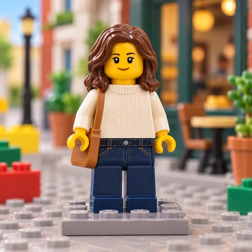 Result · Make a personal brick figure image