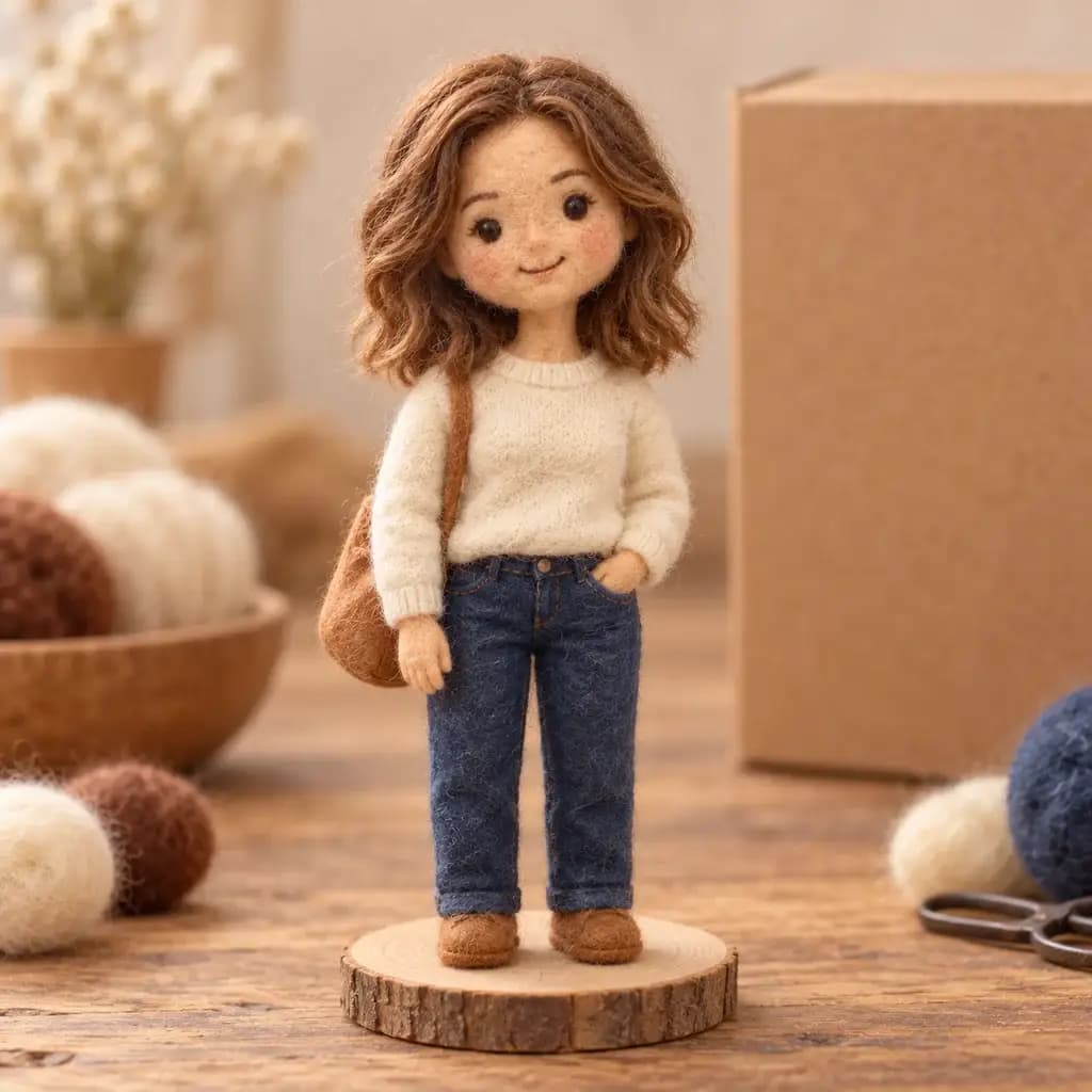 Result · Give your photo a handmade figure look