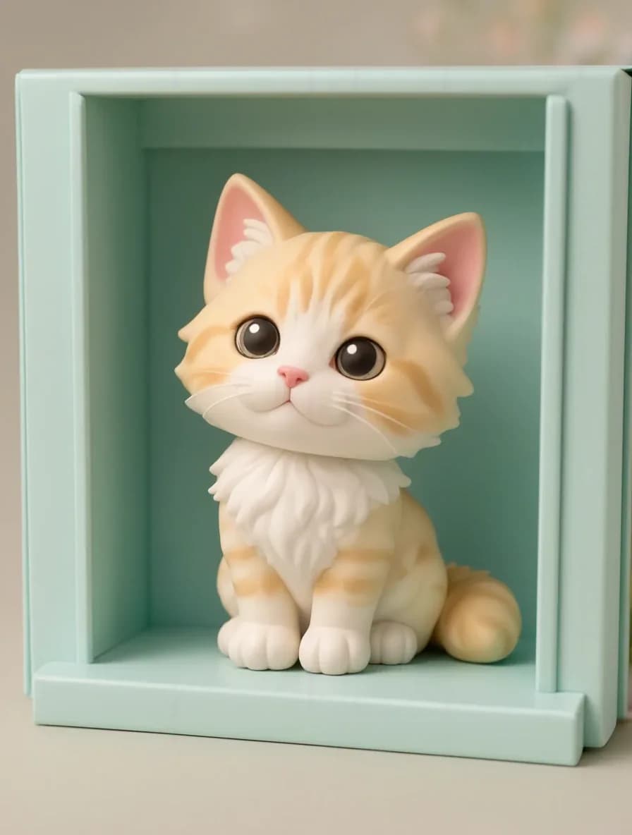 Result · Your cat as a chibi collectible