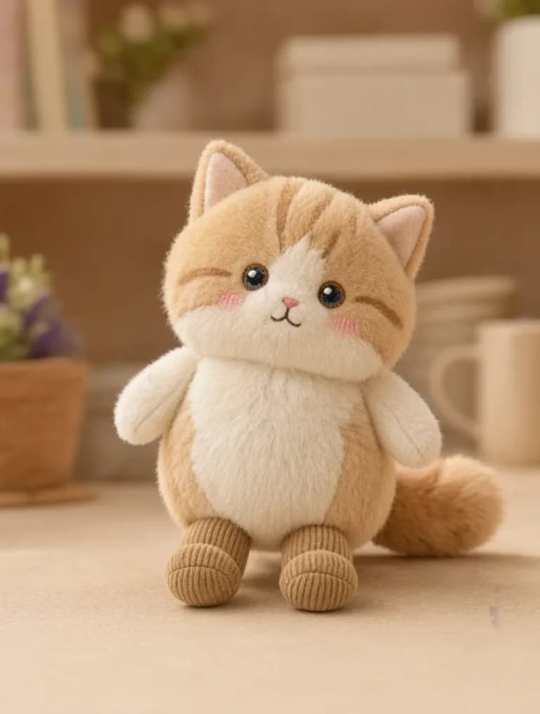 Result · Imagine your cat as a plush character