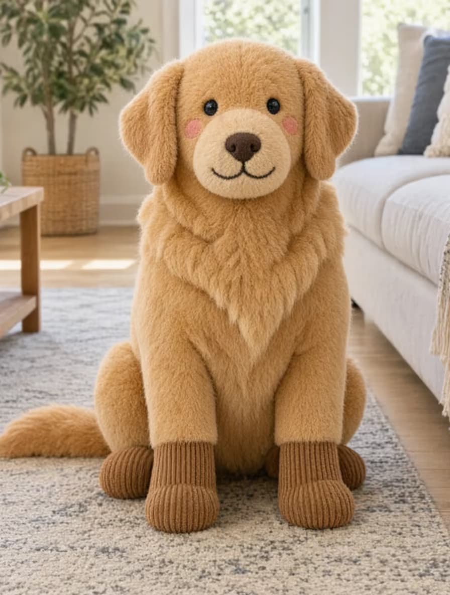 Result · Your dog in a soft toy style