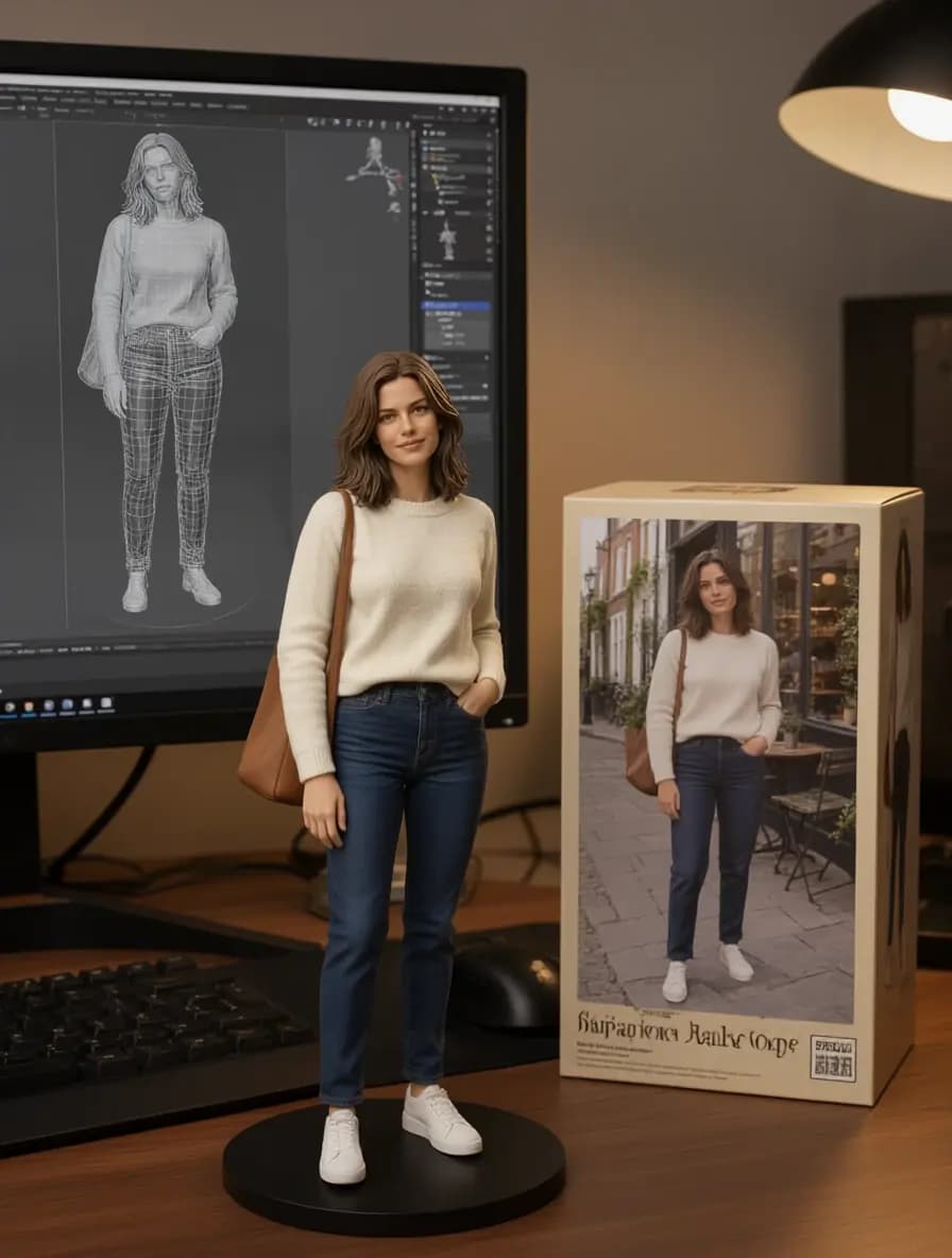Result · An action figure based on your portrait
