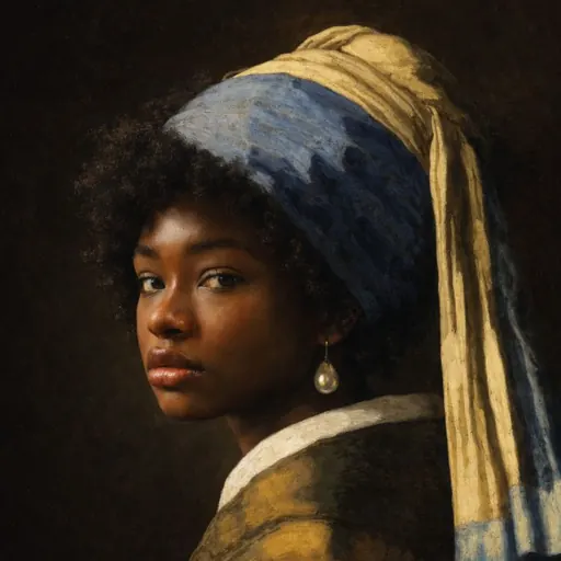 Me as The Girl with a Pearl